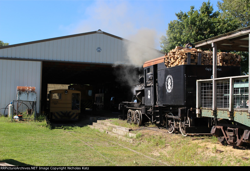 SCS 2 in front of the enginehouse